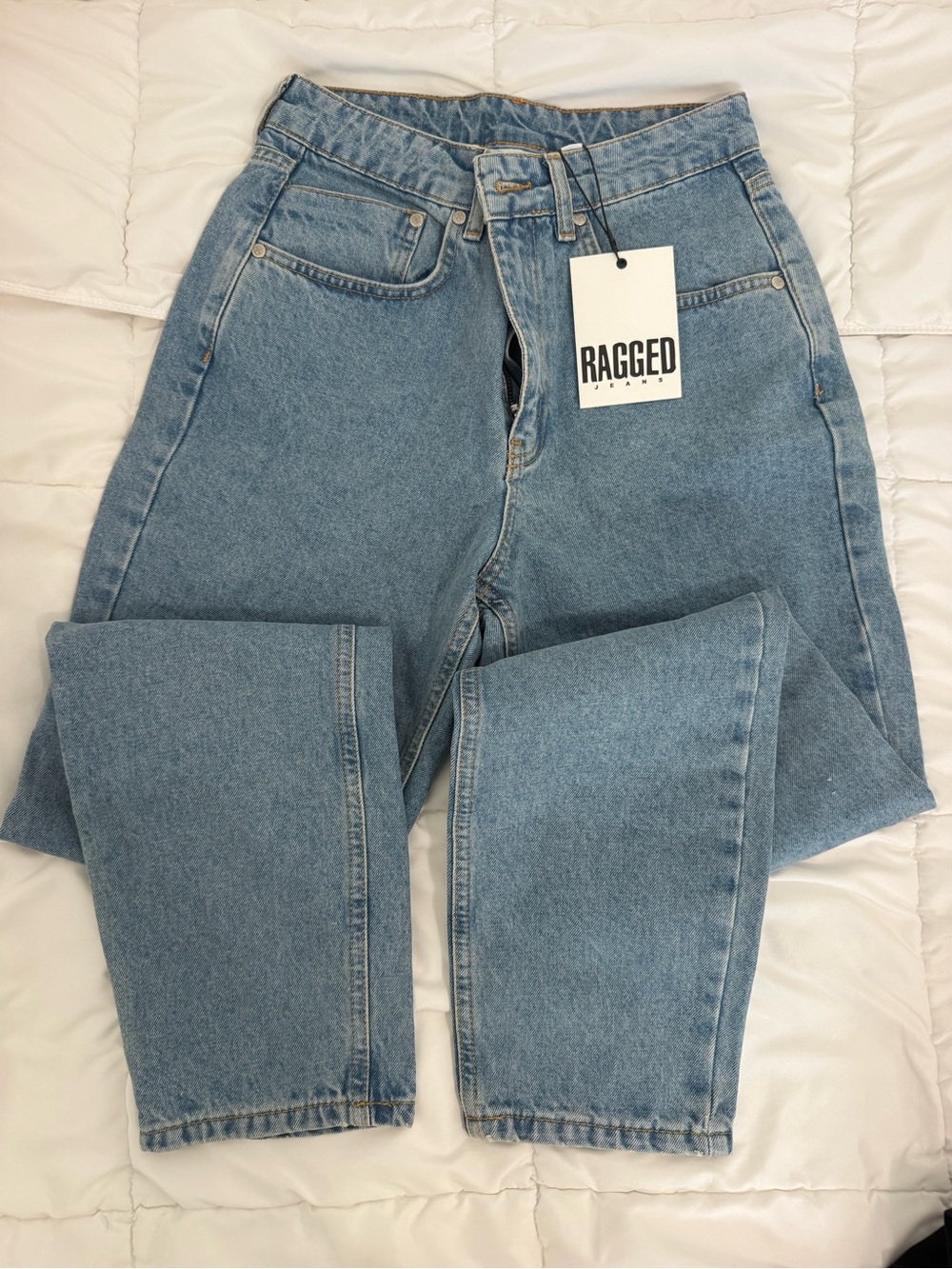 RAGGED Denim High-Waist Light Blue Women’s Jeans